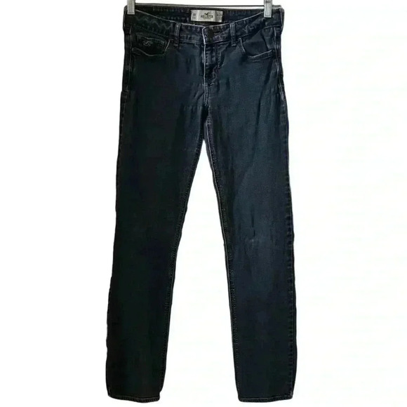 Hollister Women's Skinny Jeans Size 29 Blue Denim Mid Rise Stretch - Picture 1 of 14